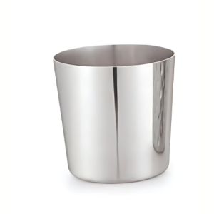 French Fry Cup – Straight Rim – Stainless Steel
