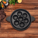 Cast Iron Appam Pan – 7 & 12 Cavity Paniyaram Pan